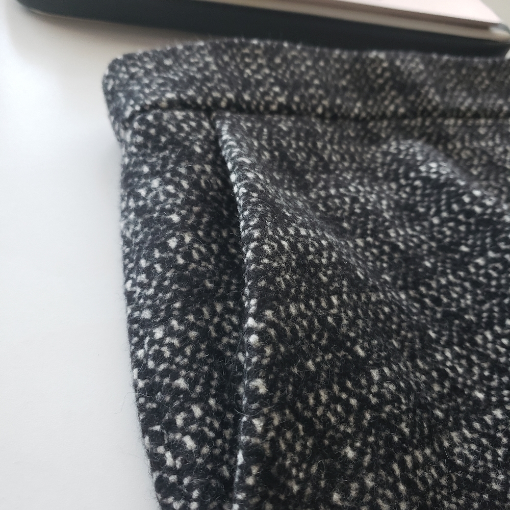 Theory Cashmere Angora virgin wool Plaid Skirt - Picture 4 of 9